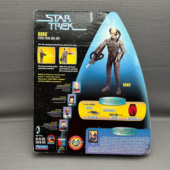 Playmates 1997 Star Trek TNG Warp Factor Series 1 Borg Action Figure - Picture 2 of 7